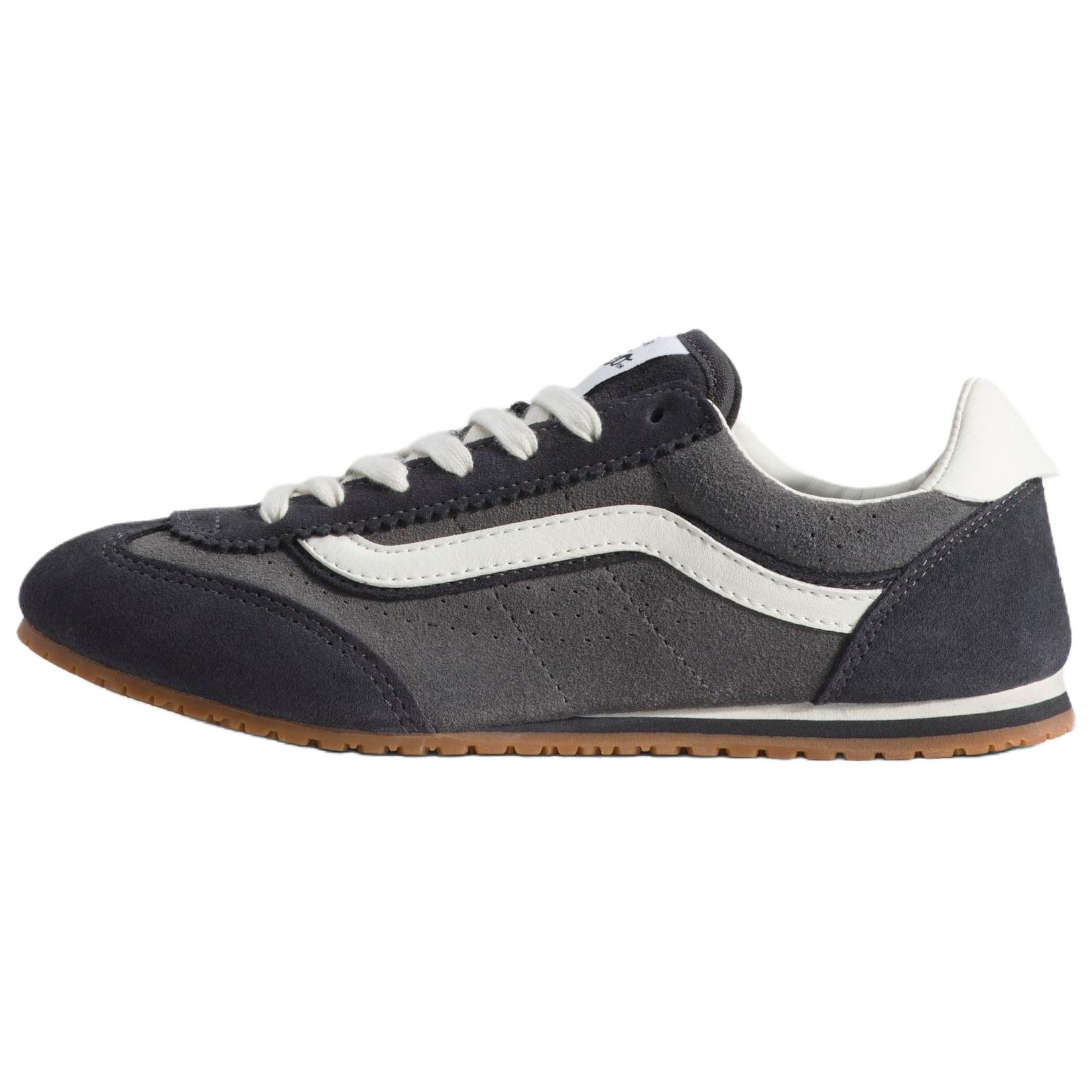 Vans Super Lowpro Retro Thin Sole Lifestyle Sneakers Grey White VN000D83PWT