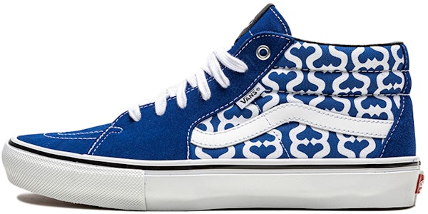 至高X范斯 Grosso 中筒休閒時尚板鞋 男女同款 藍色 Buy 至高X范斯 Grosso 中筒休閒時尚板鞋 男女同款 藍色