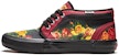 Vans Supreme x Jean Paul Gaultier x Chukka '95 Pro Merah Hitam Burgundy. VN0A4962T5S