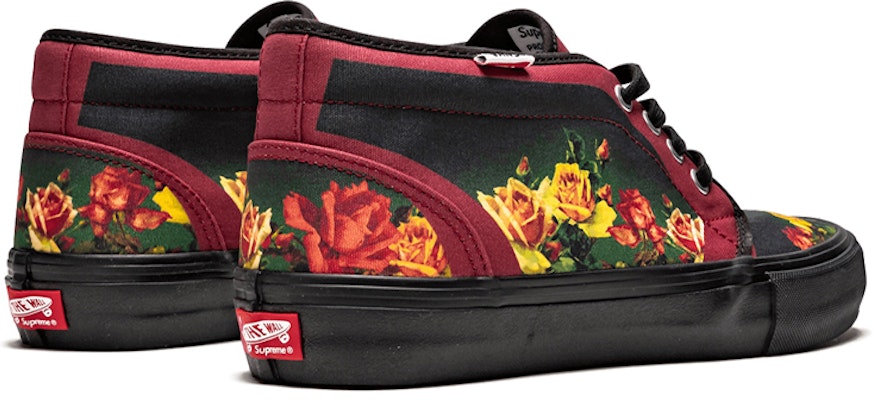 Vans Supreme x Jean Paul Gaultier x Chukka '95 Pro Burgundy 'Red Black' VN0A4962T5S Shop Vans Supreme x Jean Paul Gaultier x Chukka '95 Pro Burgundy 'Red Black' VN0A4962T5S