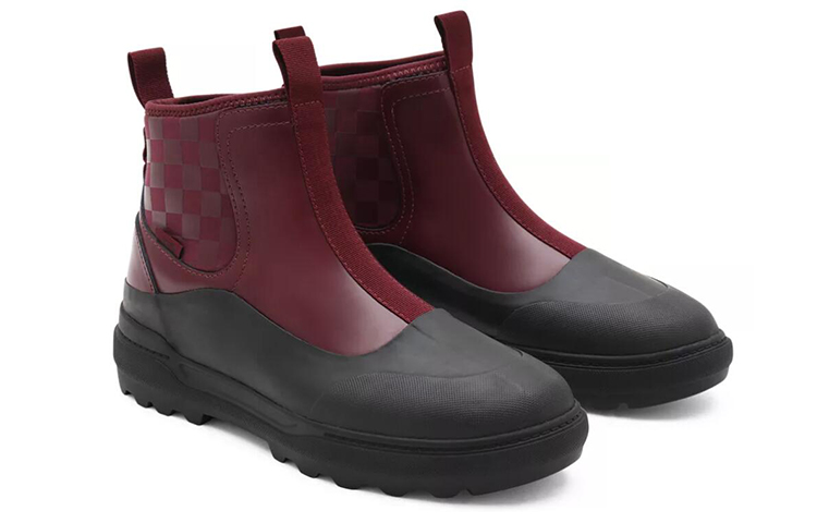 Shop Vans Surf Supply Colfax Boot 'Black Red' VN0A5HFA9JU
