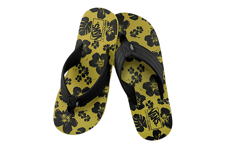 Shop Vans T Street Print Sandal Pelbagai Warna VN0A38DI3OV