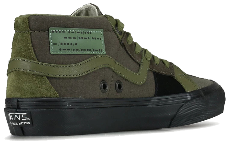 Shop Vans Taka Hayashi x Vault TH 138 Mid LX ''Groen'' VN0A45K7VTQ1