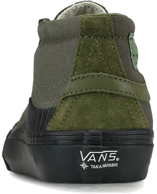 Vans Taka Hayashi x Vault TH 138 Mid LX ''Groen'' VN0A45K7VTQ1 Details for Vans Taka Hayashi x Vault TH 138 Mid LX ''Groen'' VN0A45K7VTQ1