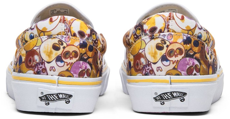 Vans Takashi Murakami Slip-On LX 'Yellow Skull' VN-0ZSIGUI Details for Vans Takashi Murakami Slip-On LX 'Yellow Skull' VN-0ZSIGUI
