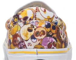 Sizing Vans Slip-on Lx Murakami Yellow Skull 潮流復古 低幫休閒帆布鞋 男女同款 白黃