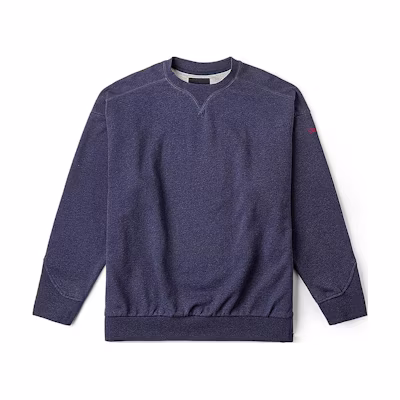 Vans TDC Crewneck Pullover Oversized Long-Sleeve Sweatshirt Navy Unisex VN000H2M7UP