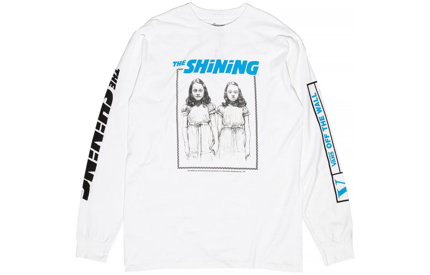 Vans The Shining Collab Girl Print Crewneck Sweatshirt Unisex White VN0A5432WHT