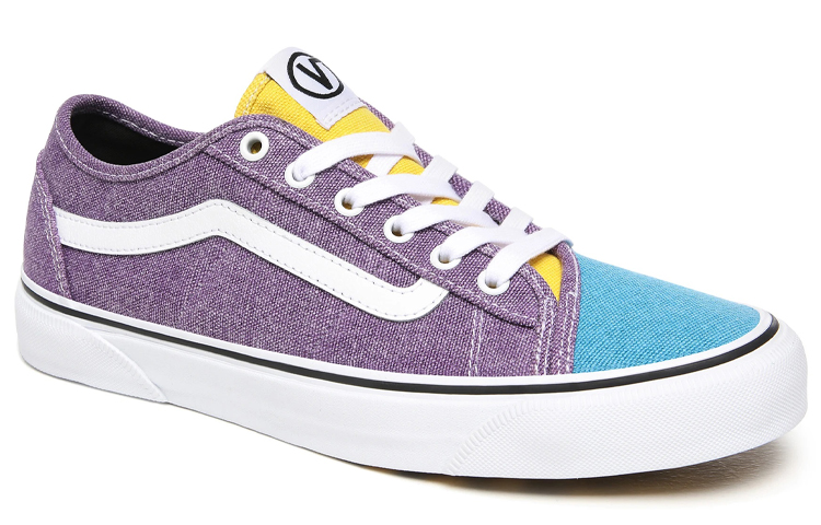 Lookbook Vans Throwback Bess Ni 'Yellow Purple Blue' VN0A4BTHWOZ