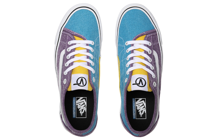 Shop Vans Throwback Bess Ni 'Yellow Purple Blue' VN0A4BTHWOZ