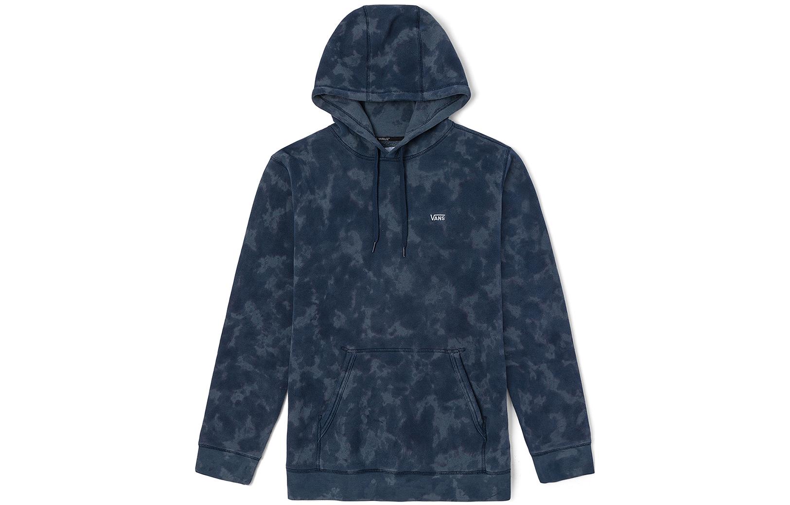 Vans Tie-Dye Print Pullover Hoodie Unisex Gray Blue VN0A7YCDBNQ