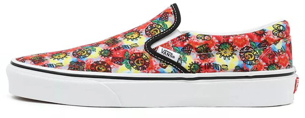 Vans Tie Dye Classic Slip-On Cetakan Merah/Kuning VN0A5AO86Y6 Buy Vans Tie Dye Classic Slip-On Cetakan Merah/Kuning VN0A5AO86Y6