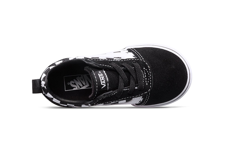 Shop Vans Baskets Enfant WARD SLIP ON Noir/Blanc VN0A3QU1PVJ