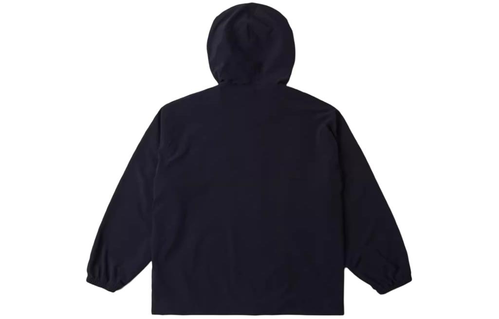 Vans Tokyo Cruise Navy Blue Logo Print Hooded Jacket for Men VN000JEEDNC1