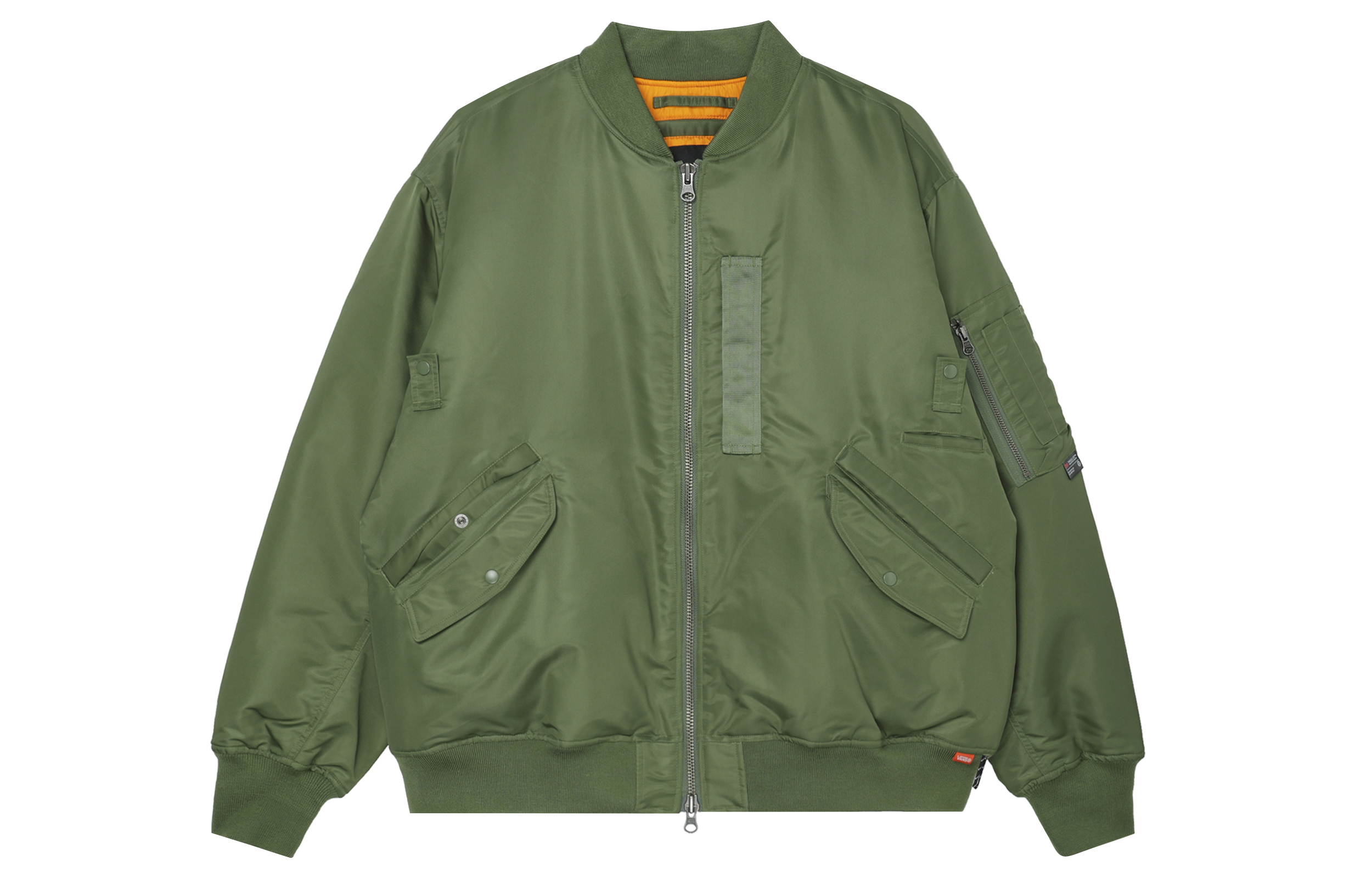 Vans Tokyo Design Collective MA-1 Bronze Green Unisex Bomber Jacket FW24. VN000FSKZY4