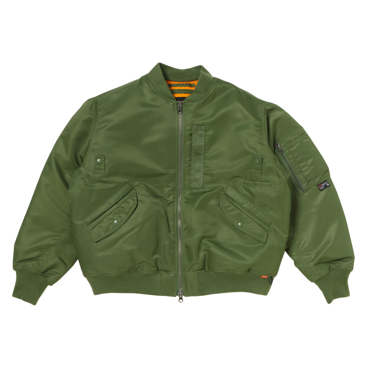 Order Vans Tokyo Design Collective Chaqueta Bomber MA-1 Verde Bronce Unisex FW24. VN000FSKZY4