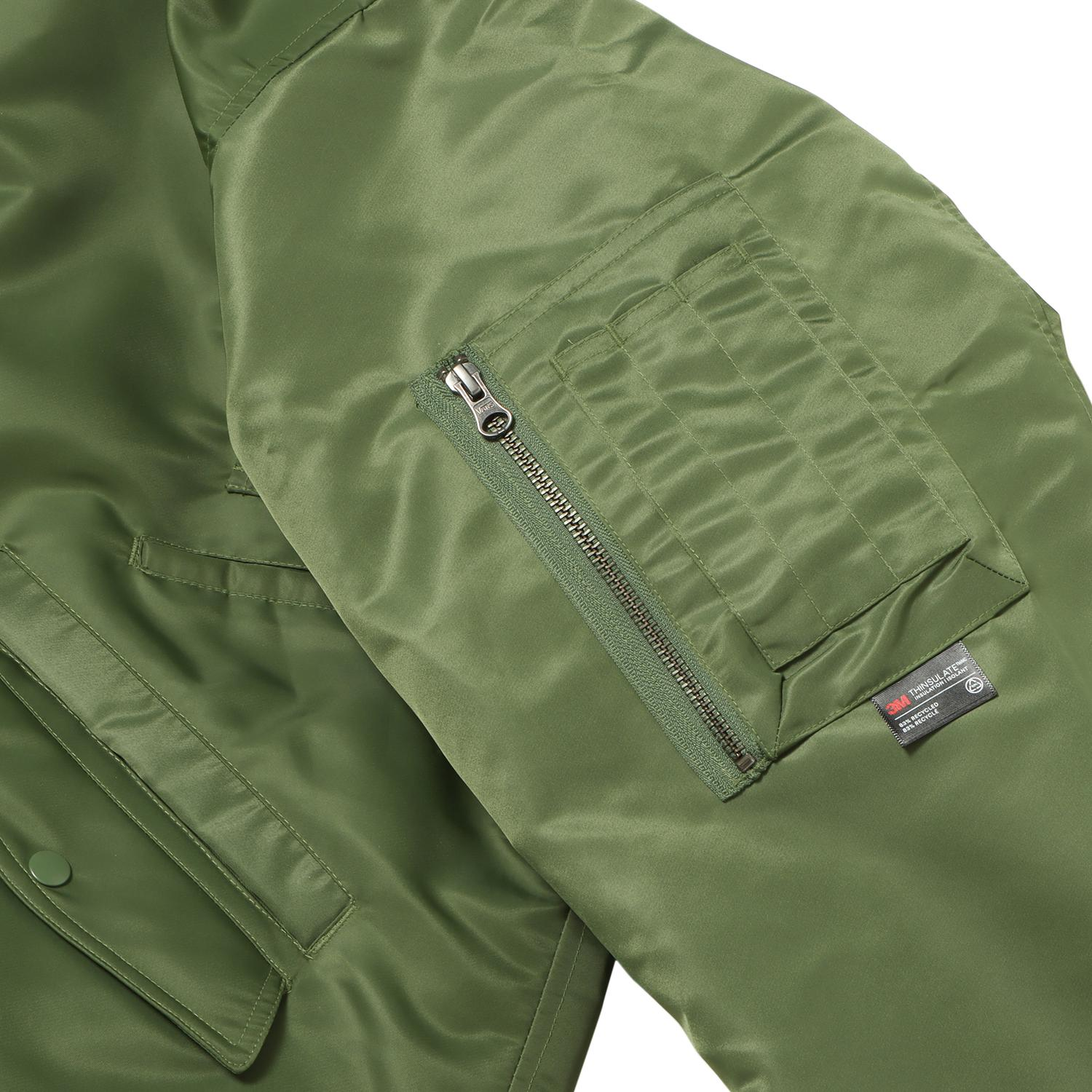 Purchase Vans Tokyo Design Collective Chaqueta Bomber MA-1 Verde Bronce Unisex FW24. VN000FSKZY4