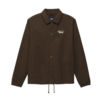 Vans Torrey Rose Embroidered Logo Casual Jacket Men’s Light Brown Long Sleeve VN000JCZ3N1