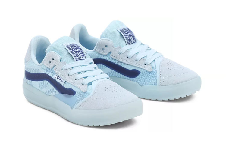 Lookbook 中童 Vans Evdnt Ultimatewaffle 休閒 低筒 兒童滑板鞋 藍