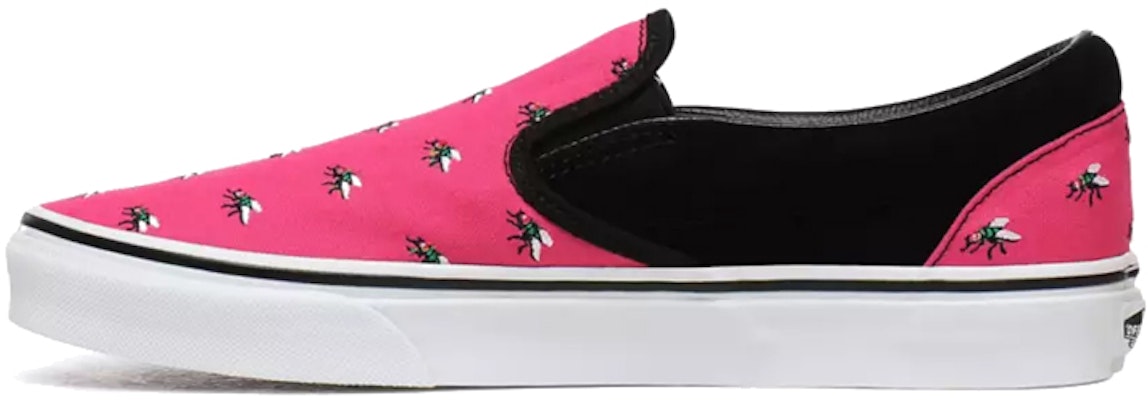 Vans Trap Fly Kasut Slip-on Klasik Rose Merah VN0A4U38WVJ Buy Vans Trap Fly Kasut Slip-on Klasik Rose Merah VN0A4U38WVJ