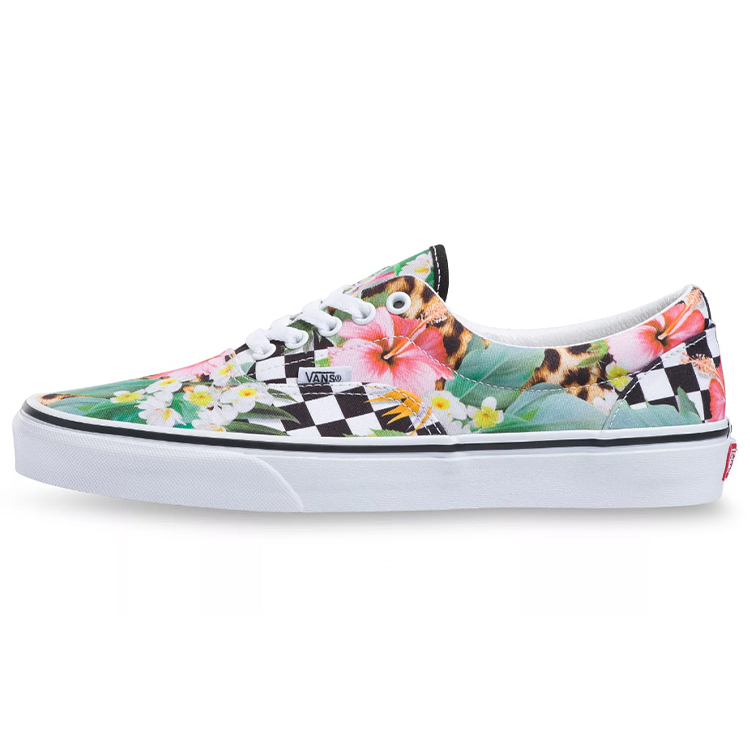 Vans Tropical Animal Check Era Checkboard 'Black White' VN0A5EFN2FB