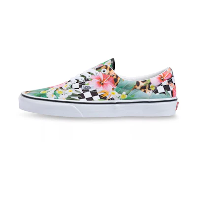 Vans Tropical Animal Check Era Checkboard 'Black White'