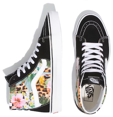 Vans Tropical Animal Check SK8-Hi 'Negro' VN0A4U3C2FB Shop Vans Tropical Animal Check SK8-Hi 'Negro' VN0A4U3C2FB