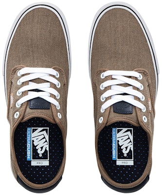 Vans TWILL CHIMA FERGUSON AUTHENTIC PRO 'Brown White' VN0A38CFUZ3 Shop Vans TWILL CHIMA FERGUSON AUTHENTIC PRO 'Brown White' VN0A38CFUZ3
