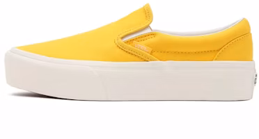 Vans Twill Classic Slip-On Platform Low-Top Sneakers Yellow VN0A5KXBB10 Vans Twill Classic Slip-On Platform Low-Top Sneakers Yellow VN0A5KXBB10