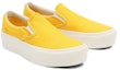 Lookbook Vans Twill Slip-On Platform Sneakers Kuning Untuk Wanita VN0A5KXBB10
