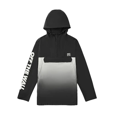 Vans Two-Tone Casual Sports Hooded Jacket Men’s Black VN0A49JZBLK