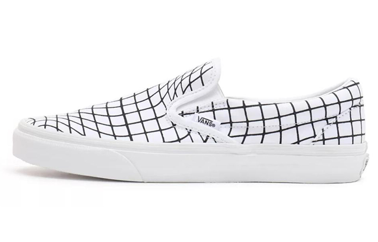 Vans U-Paint Classic Slip-On Shoes 'White Black'