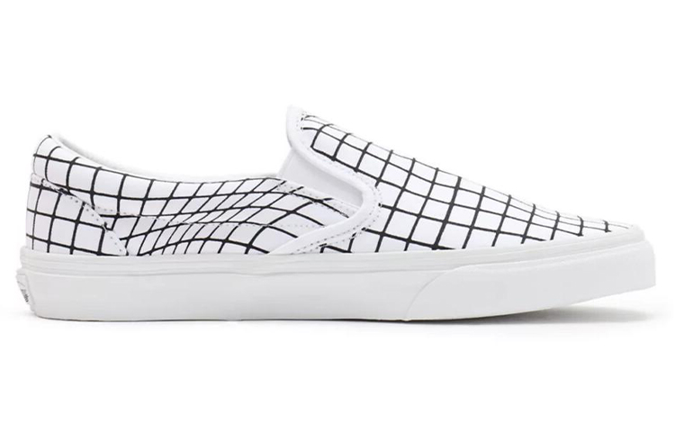 Vans U-Paint Classic Slip-On Shoes 'White Black' 圖 2