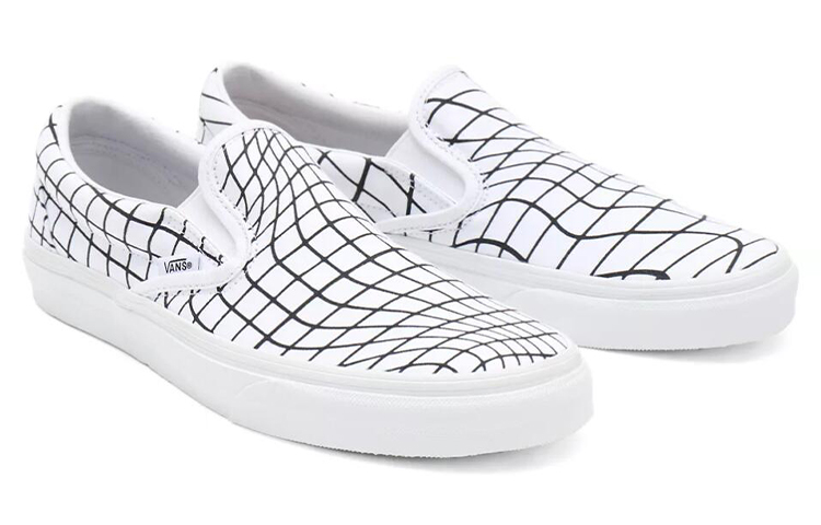Vans U-Paint Classic Slip-On Shoes 'White Black' 圖 3