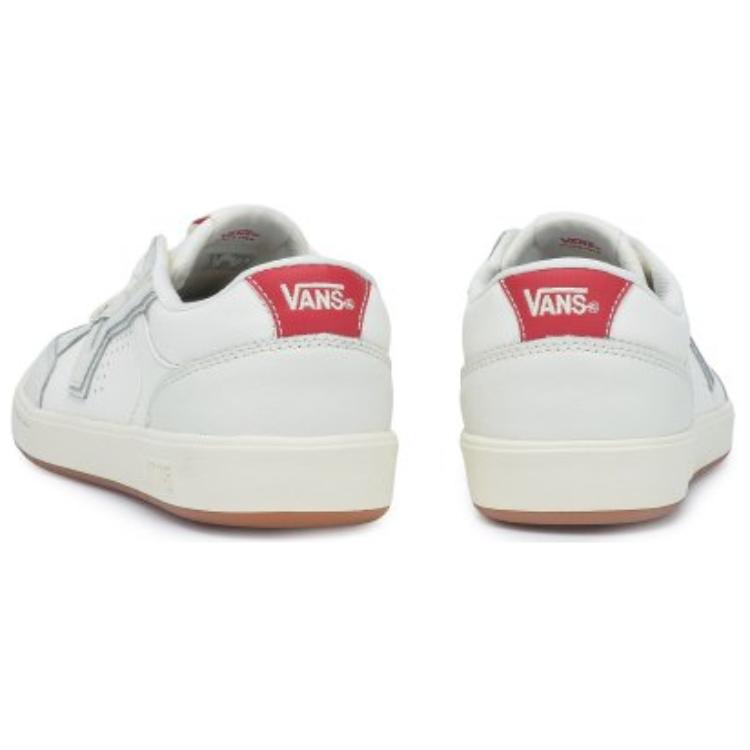 Lookbook Vans UA Lowland CC 'Marshmallow Racing Red' Lelaki Wanita VN0A7TNLBOP1