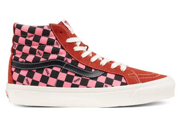 Order 반스 OG 스케이트-하이 LX 핑크 (Vans OG Skate-Hi LX Pink) VN0A4BVBTJ21