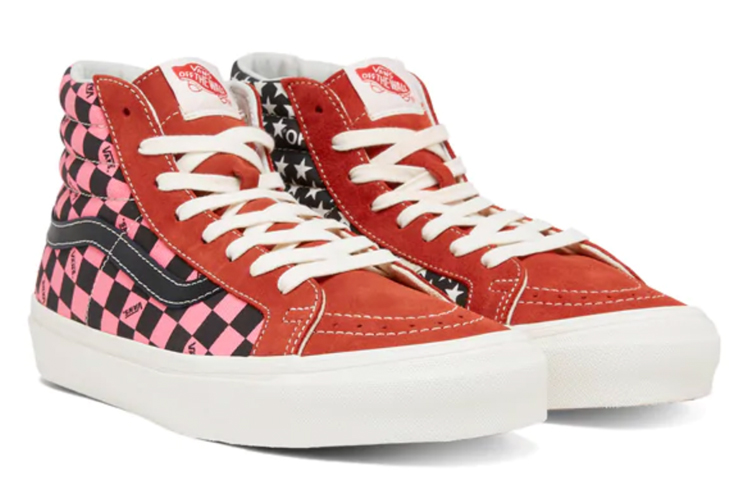 Lookbook 반스 OG 스케이트-하이 LX 핑크 (Vans OG Skate-Hi LX Pink) VN0A4BVBTJ21