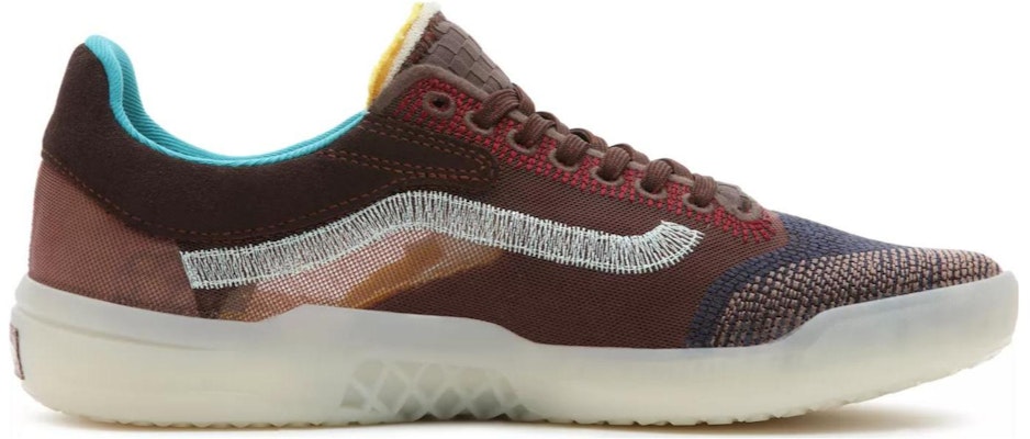 Vans Ultimatewaffle Exp 潮流休閒 防滑耐磨 低筒 滑板鞋 男女同款 棕紅藍 Order Vans Ultimatewaffle Exp 潮流休閒 防滑耐磨 低筒 滑板鞋 男女同款 棕紅藍