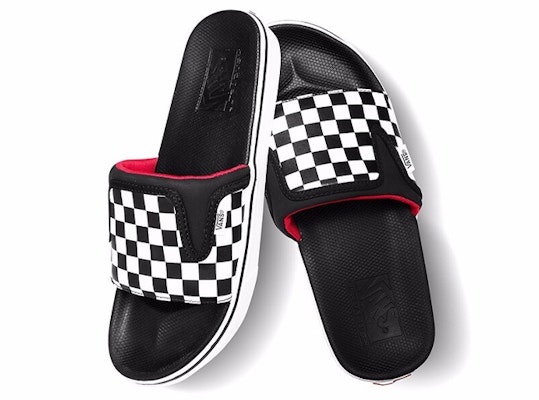 Vans UltraCush Slide-OnSlippers Black/White Chess Board Black And White VN0A3WLE5GU Lookbook Vans UltraCush Slide-OnSlippers Black/White Chess Board Black And White VN0A3WLE5GU