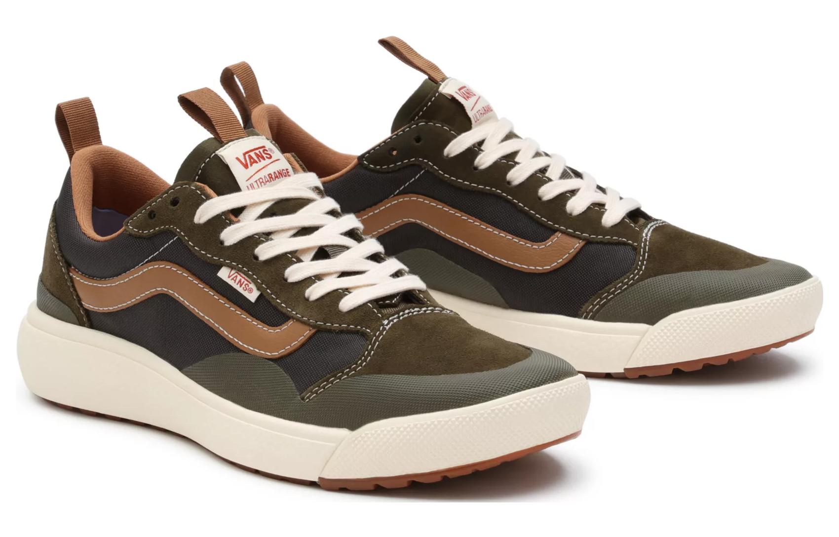 Lookbook 凡斯UltraRange EXO SE潮流休閒防滑耐磨低幫板鞋男女同款綠白棕