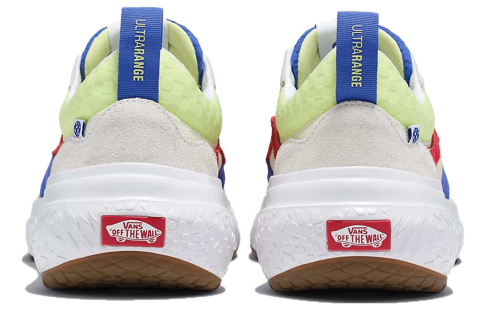 Shop Vans UltraRange Neo Vr3 防滑耐磨 低幫 板鞋 男女同款 米藍紅