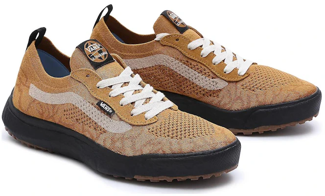 Vans UltraRange VR3 潮流舒適 輕巧 防滑減震 低筒 滑板鞋 男女款 棕色 Lookbook Vans UltraRange VR3 潮流舒適 輕巧 防滑減震 低筒 滑板鞋 男女款 棕色