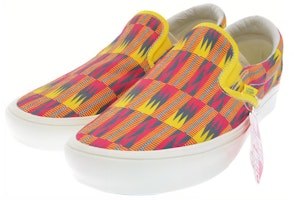 Vans UNION x Comfycush Slip-On 'Merah Kuning' VN0A45KUT4P Order Vans UNION x Comfycush Slip-On 'Merah Kuning' VN0A45KUT4P