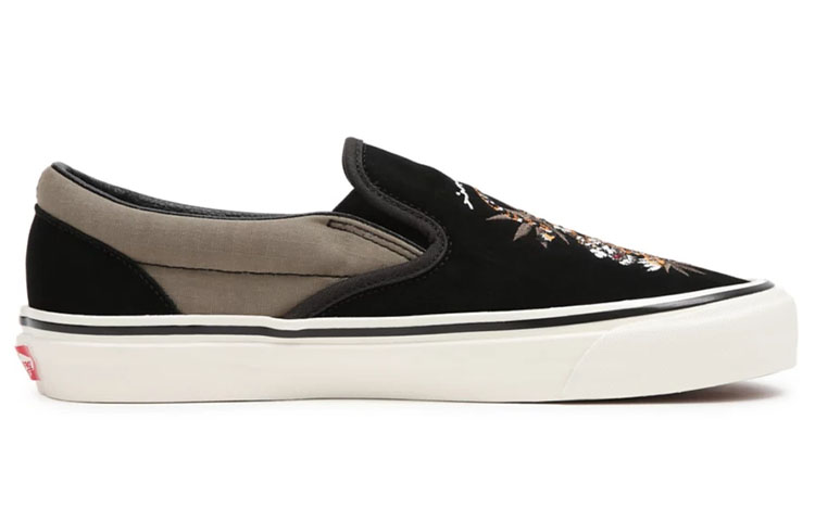 Order Vans Unisex Anaheim Factory Classic Slip-On 98 DX Schwarz/Gelb Sneaker VN0A3JEX9R8