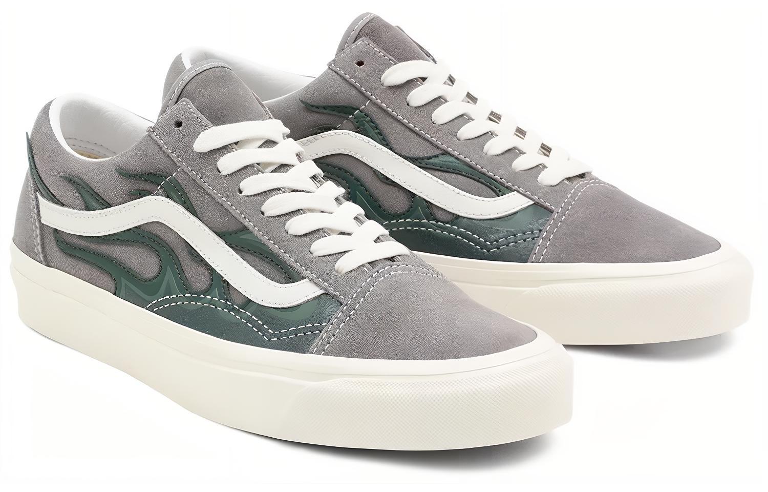 Lookbook Vans Unisex Anaheim Factory Old Skool 36 Dx Sneakers Grau/Grün VN0A54F397C