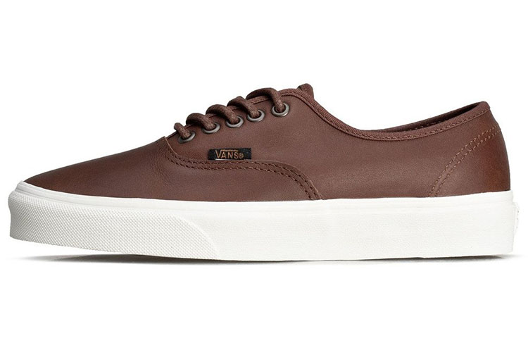 Buy Vans Authentic 休閒板鞋 男女通款 棕白