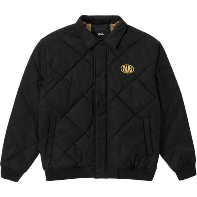 Buy Vans 中性黑色長袖休閒舒適翻領夾克 VN000HNCBLK