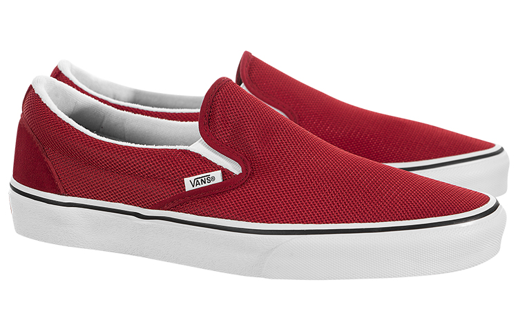 Order Vans经典红色男女款一脚蹬帆布鞋 VN0A38F7VMK