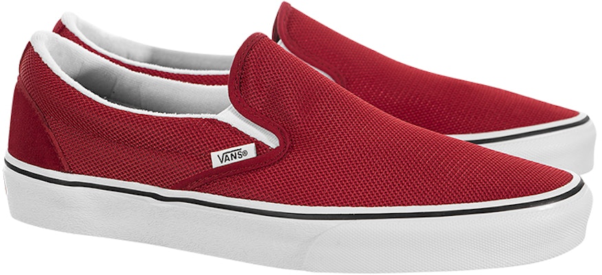 Vans Unisex Classic Slip-On Sneakers Red VN0A38F7VMK Order Vans Unisex Classic Slip-On Sneakers Red VN0A38F7VMK