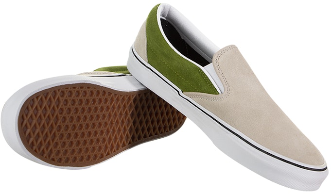 Vans Unisex Classic Slip-On Zapatillas Gris/Verde VN0A4U38WV9 Shop Vans Unisex Classic Slip-On Zapatillas Gris/Verde VN0A4U38WV9